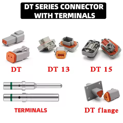 1/10/20 Sets DEUTSCH Connector DT/DTM/DTP/DT15/DT13 deutch connector male DT06-2S waterproof connect