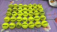 35 Assorted Tennis Balls - HEAD, Slazenger, Prince, Kuikma, Teloon, AMA