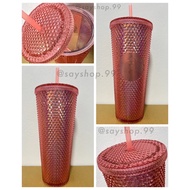 ⭐️Starbucks Bling Cold Cup⭐️แก้วหนาม Zebra⭐️Starbucks Studded Cold Cup⭐️Zebra Bling Cold Cup24oz🌟