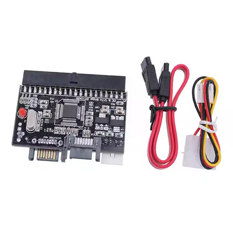 IDE to SATA Adapter SATA to IDE Converter Bidirectional Conversion 100/133 HDD/SSD/CD/DVD Riser Card
