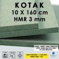 HIJAU Box 10 x 160 cm - HMR 3 mm - HMR Board / Green MDF Board