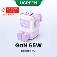 【Nexode】UGREEN GaN 65W RobotGaN Fast Robot Charger RG for iPhone 15 14 13 Pro Max Samsung S24 S23 Ultra