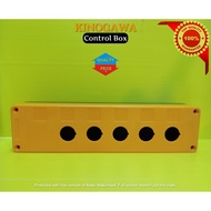 Yellow 5-hole Push Button Control Box