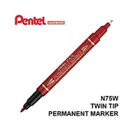 Bút Dạ Dầu Pentel 2 Đầu N75W Nét Nhỏ| Viết Được Trên Mọi Bề Mặt Chất Liệu
