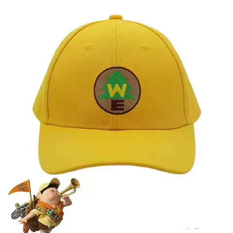 Anime Film Up Wilderness Explorer Russell We Embroidery Badge Baseball Cap Duck Tongue Hat Sunshade 