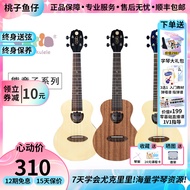 อูคูเลเล่สำหรับเด็กที่มีพืชอวบน้ำอูคูเลเล่ตุ๊กตาลูกพีชตัวใหญ่ Ukulele