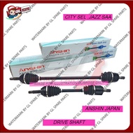 (ANSHIN JAPAN) DRIVE SHAFT HONDA CITY SEL / JAZZ SAA