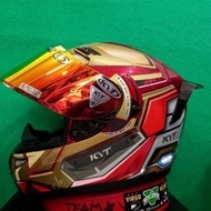 Helm Kyt K2 Rider Marvel Iron Man Paket Ganteng Fullface Jayaastam