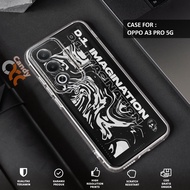 OPPO A3 PRO Case - OPPO A3 PRO Casing ART Motif - Premium Fourside Softcase - TransparentBENING - Si