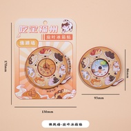 Fuzhou Fridge Magnets Rotatable Creative Cultural Tourism Souvenir Gourmet Food Design Hand-painted