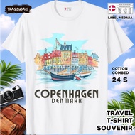 DENMARK Souvenir T-SHIRT DENMARK 33TAG made of 24s combed cotton