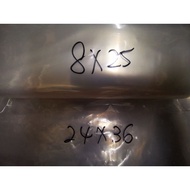 Plastik Pe repack size 8x25 (0.6mm) and 24x36 utk packing ikan channa, anrowana, Dan lain apa