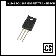 K2843 TO-220F MOSFET Transistor 12A 500V For Welding Machine, Switching Power Supply SMPS Power Tran