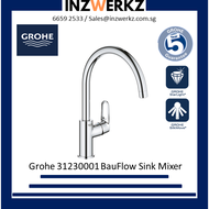 Grohe 31230001 BauFlow C-spout Kitchen Sink Mixer Tap