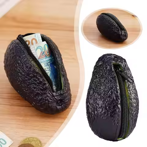 Cartoon Avocado Coin Purse Storage Bag Avocado Coin Purse Cute Aguacate Hass With Zipper Birthday Gi