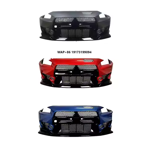 Lancer Accessories Plastic Front Bumper for Lancer EX ES 2008-2018 Upgrade FQ400 Style Front Bumper 