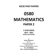 IGCSE Past Year Papers Mathematics Extended 0580