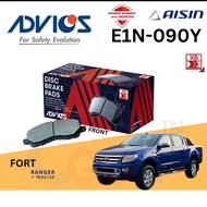 Disc Brake Pad Front E1N090Y  Ford Ranger T6 T7 2.2 3.2 2011 Mazda BT-50 BT50 Advics Aisin