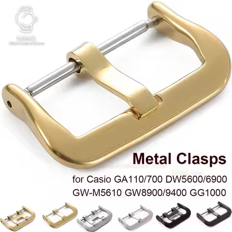 19/20/21/22mm Watch Band Buckle Metal Clasps Strap Button Acessories for Casio GA110/700 DW5600/6900