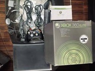 稀少珍藏品質保證土城可面交XBOX360遊戲主機120G+盒裝完整+把手原廠充電+日版