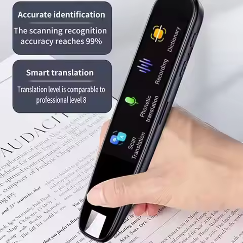 Intelligent Scanning Dictionary Pen Scanner LCD Touchscreen Language Translator Text to Speech Wirel
