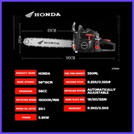 ❡ ▘ ☮ New Honda Chainsaw Original Gasoline Chainsaw 20/22/24 inches Portable Mini Chainsaw Metal To