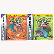 美版  寶可夢火紅葉綠／Pokemon FireRed Version ＆LeafGreen Version ／ポケットモンスター ファイアレッド＆ リーフグリーン  Gameboy Advance 