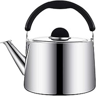 Kettle Stove Top Whistle Kettle Tea Kettle Stainless Steel for Stove Ergonomic Heat-Resistant Handle Silver Tea Kettle Kitchenaid Camping Kettle The New