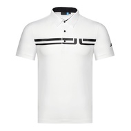 JL J.Lindeberg male golf golf clothes clothing breathable quick-drying outdoor leisure sports t-shirts Polo shirts with short sleeves 【Promotional price】