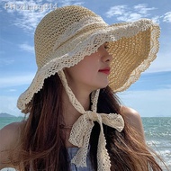 New Summer Fashion Straw Hat Women Foldable Wide Large Brim Plage Beach Sun Hat Chapeau Femme UV Protection Cap 여름모자 Gorras