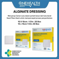 Onehealth Alginate Dressing Bandage Wound Plaster Size 15x15 cm & 10x10 cm - Unit/PCS