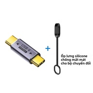 USB C Đực Adapter PD 100W 40Gbps 8K 60Hz Video Tương Thích Cho Thunderbolt 4/3 MacBook Pro/Air iPad