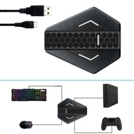 [Enjoy the small store] สำหรับ P4/P3 /Xbox One/xbox 360คีย์บอร์ดและเมาส์อะแดปเตอร์แปลง Plug And Play ตัวแปลง USB สำหรับ Nintendo Switch เกมคอนโซล