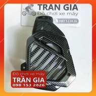 [FreeshipMAX] Ốp che két nước xe AB airblade 2013-2014-2015 che quạt gió air blade cacbon crom - phụ