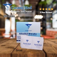 200 Pcs Alkohol Swabs / Kapas Alkohol swab Cosmomed / Tissue Alcohol Swabs Cosmo Med isi 200