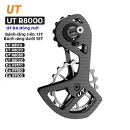 CYCLAMI UT Xe Đạp Gốm Chịu Lực Sợi Carbon Jockey Bộ Bánh Xe Derailleurs Phía Sau Tương Thích Với 105