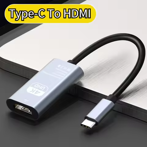 4K 60Hz Type C to HDMI Adapter USB 3.1 HUB HDTV Converter Cable for TV Converter for PC MacBook iPad