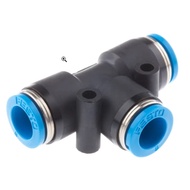 Festo Tee Tube-to-Tube Adaptor Push In 8 mm to Push In 8 mm to Push In 8 mm, QST Series 14 bar