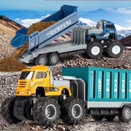 Monster Truck Mainan Budak Lelaki Lori Tanah Dumper Truck Trailer Container Fence Truck Trailer Tran