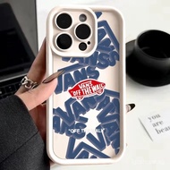 Fog Blue Big Brand Label Apple15promaxPhone caseiPhone7/8plus14Refined Steel Sand13/12Cartoon11Soft ShellxFemale KMM0