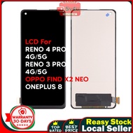 LCD For OPPO FIND X2 NEO RENO 4 PRO 4G/5G CPH2109 / RENO 3 PRO 4G/5G  ONEPLUS 8 LCD With Touch Scree