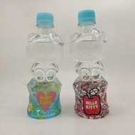 （2瓶）HELLO KITTY 礦泉水 瓶裝水 330ml 三麗鷗&amp;悅氏 藍蓋2款一組