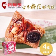 【鬍鬚張】 古早味梅花肉粽6入禮盒x4盒(端午節/粽子)
