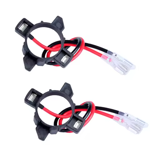 DAWNKNGIHT H7 Led lamp Socket Adapter H7 Led Adapter Auto Led Bulb Holders 2PCS L30