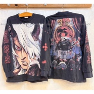 One Piece Imu bio washed long sleeve vintage shirt heavy Cartoon