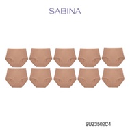 ( Set 10 ชิ้น ) Sabina กางเกงชั้นใน Seamless Fit รุ่น Panty Zone รหัส SUZ3502 สีเนื้อแทน