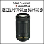 [READY] LENSA TELE ZOOM KAMERA DSLR NIKON NIKKOR AF-P 70-300MM 70-300 F4.5-6.3G ED FOR D3300 D3400 D