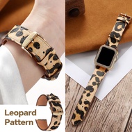 Leopard Pattern Leather Watch Strap for Amazfit GTR3 Pro GTR4 47mm Balance Cheetah Jaguar Pattern GT