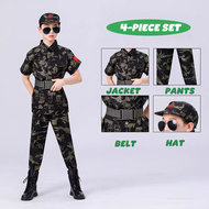 Kids Police/SWAT Costume | Pulis Uniform for Boys & Girls | Career Day Halloween Christmas Party & S