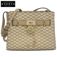 Michael Kors MK 經典款皮革單肩包，成色極佳，米色